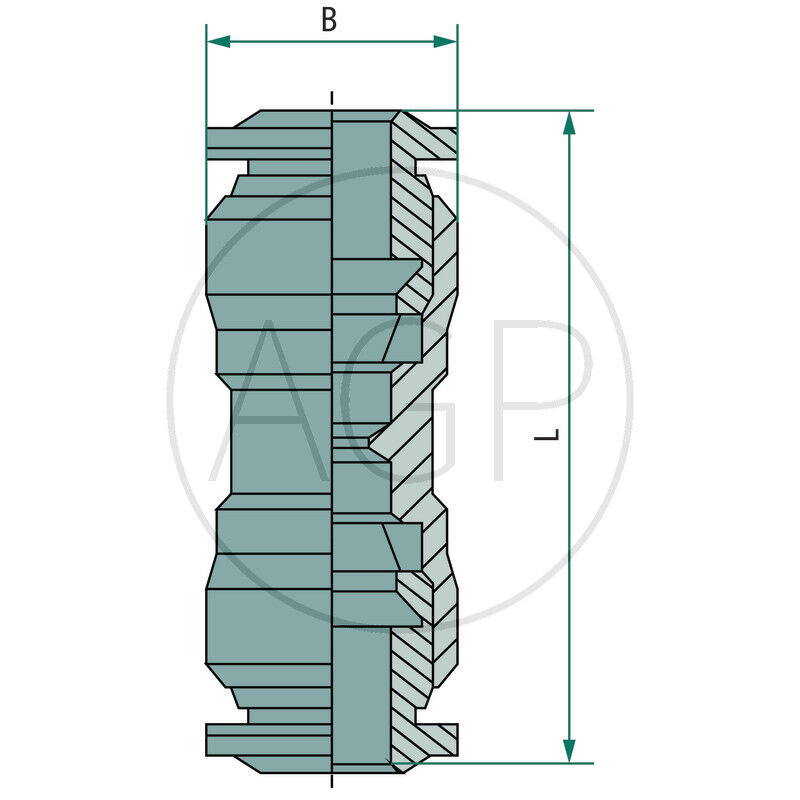 B-GVr-12-10-MSV Přímá spojka