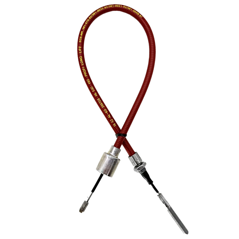 Brzdové lanko AL-KO 299709 pro přívěsy do 3,5 t, pouzdro 770 mm, lanko 980 mm