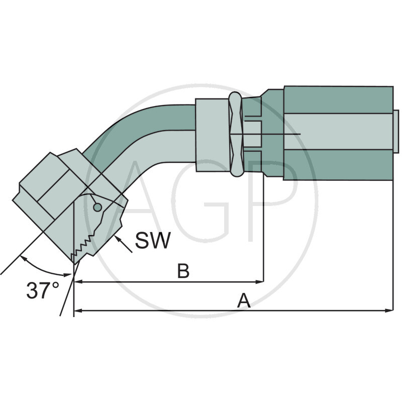PNE 20 DKJ 1.5/16 45°