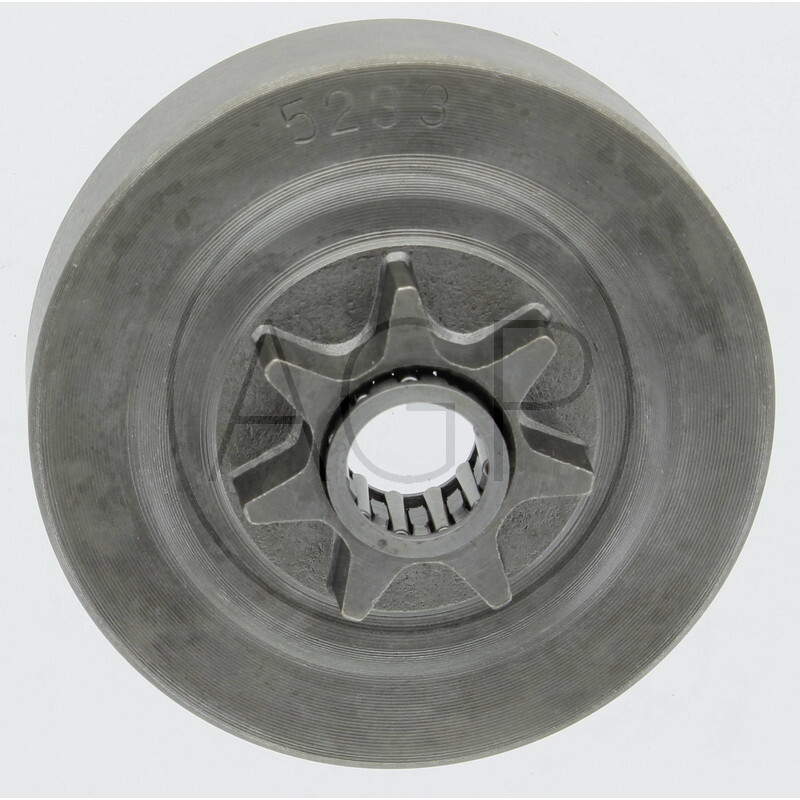 Řetězové kolo s rýhou pro Jonsered, počet zubů 7, rozteč řetězu 0,325, na sérii 400, 500, 2000