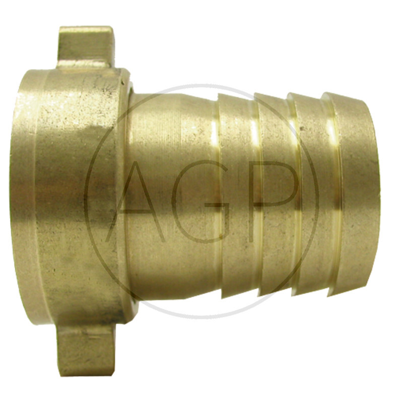 Mosazná hadicová přípojka šroubení 1 pro zahradní hadice na vodu průměr 25 mm