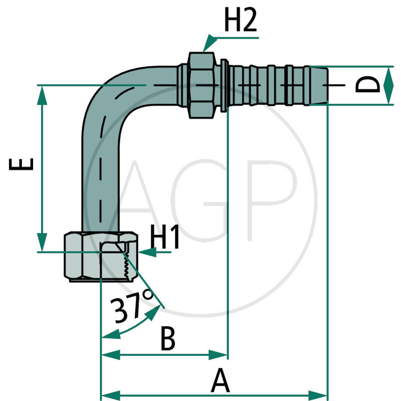 PNB 12 DKJ 7/8 90°L