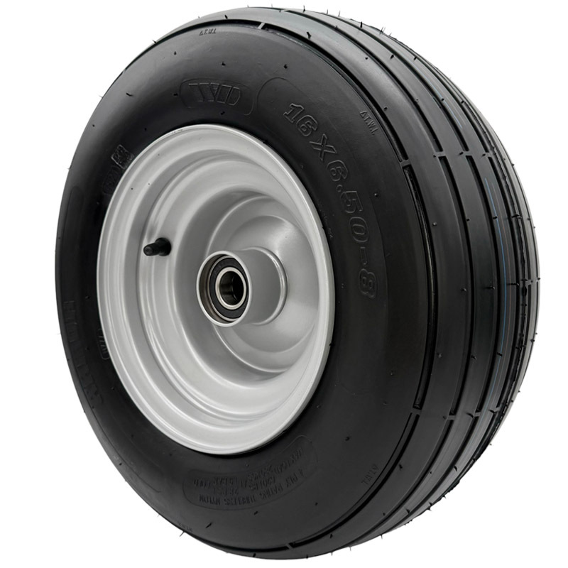 Kompletní kolo 16 x 6.50-8 s diskem na průměr nápravy 25 mm pro obraceče a shrnovače píce