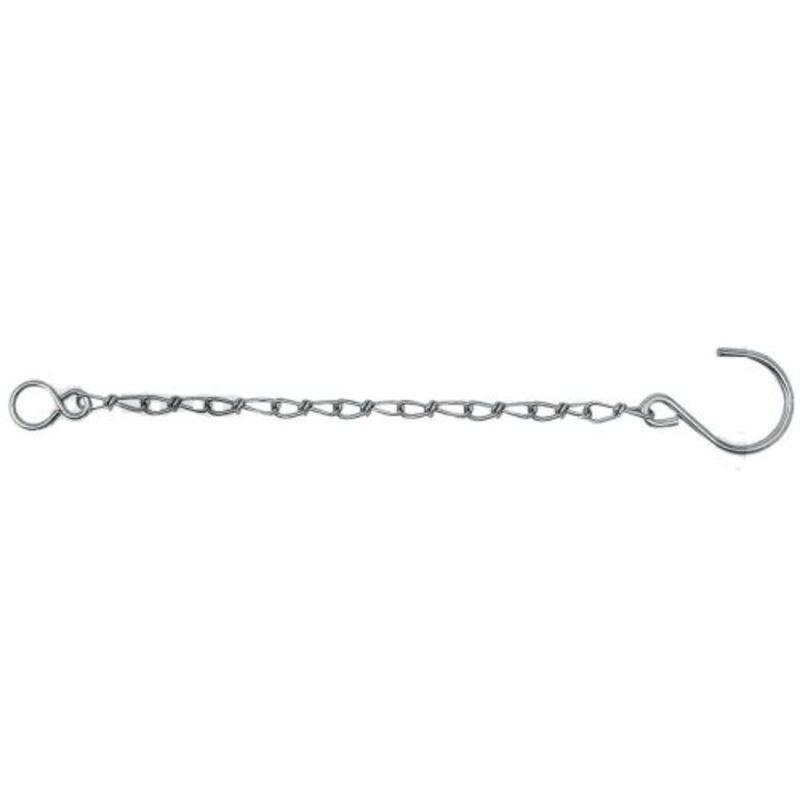 Pojistný kovový řetěz s okem o délce 300 mm a průměru 1,7 mm