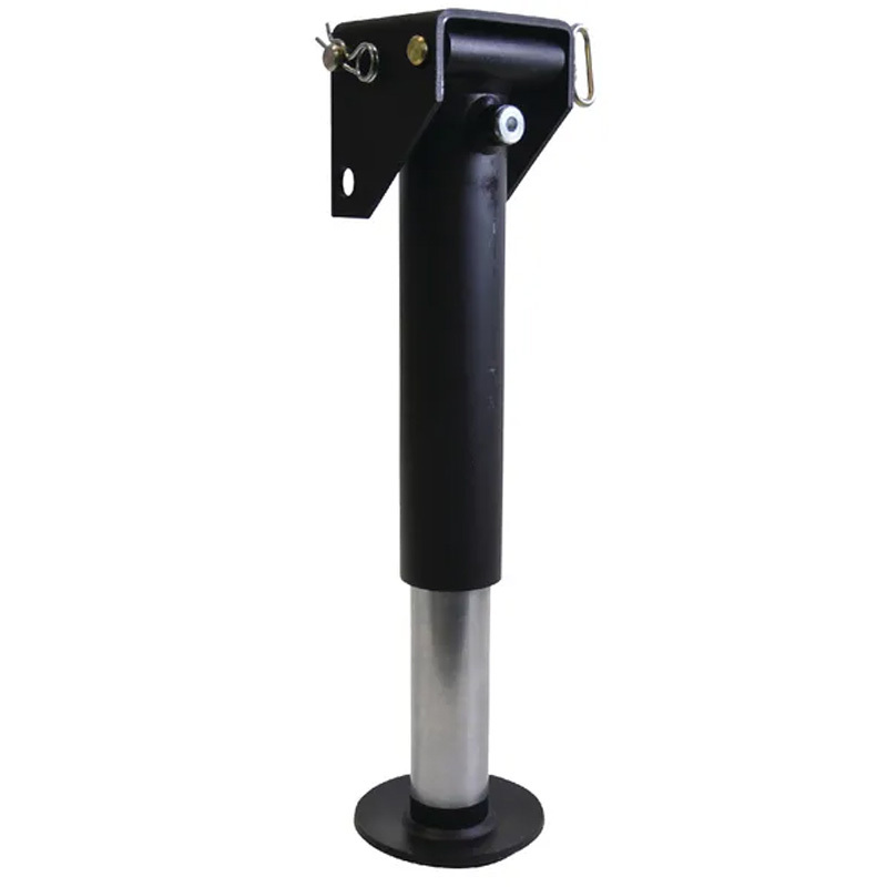 Hydraulická opěrná noha jednočinná na vlek s vratnou pružinou včetně držáku o průměru pístní tyče 65 mm