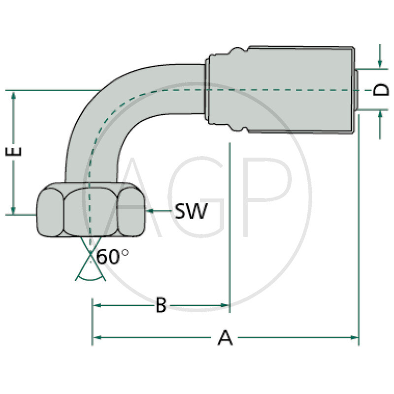 PNE 10 DKOR 3/8 90°