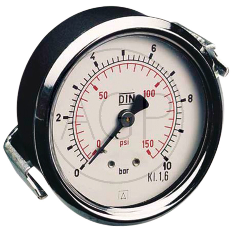 M-DH-63-1/0-1/4-St-bar/psi D=63mm Zadní přípoj