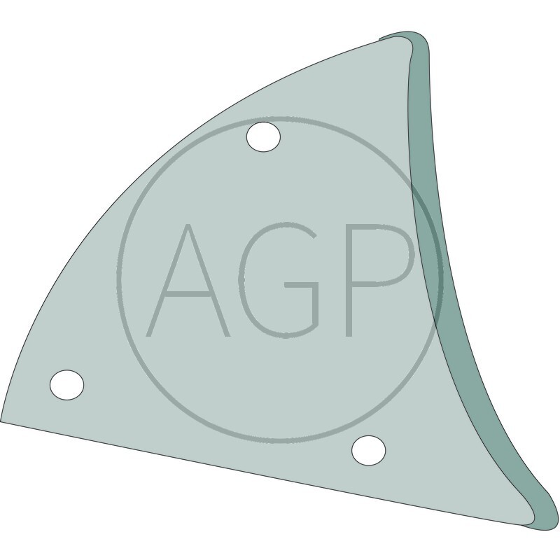 Odhrnovačka přední díl, pravé provedení, vhodná pro pluhy Lemken