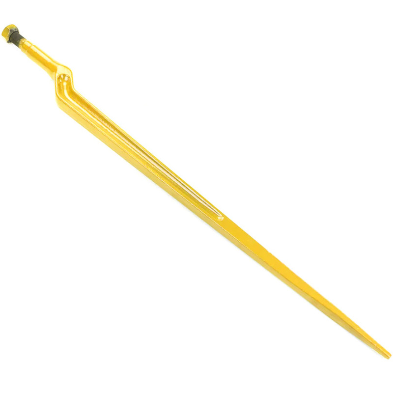 Spodní zalomený hrot pro vidle na hnůj o délce 880 mm a závitu M22