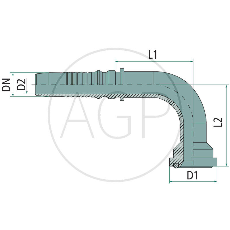 PN 40 SFS6 2 -IL 90° VA