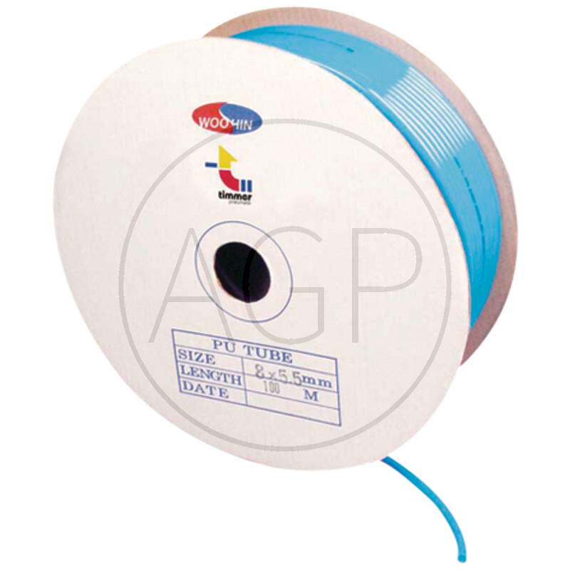 H-PUR-16/11-50-modrý R - PU-hadice zboří na roli, flexibilní