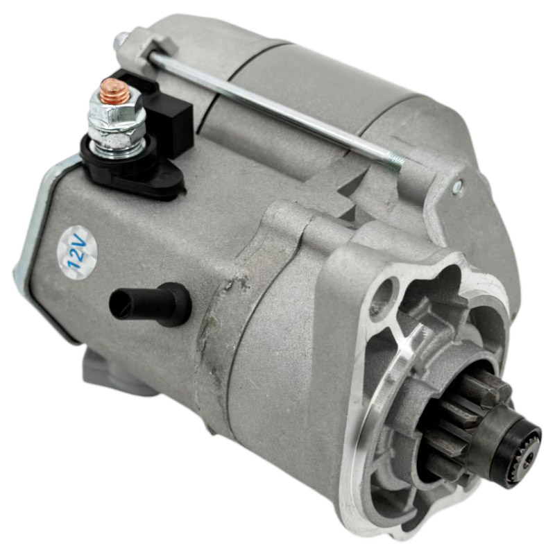 Startér pro motory Kubota 12 V a výkonu 1,4 kW s 9 zuby na pastorku pro Kubota 16611‑63013 / DSN2086