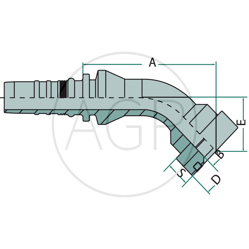 PN 20 SFS-CAT 3/4 45° IL