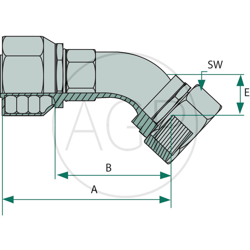PNE 20 DKORF 1.3/16 45°