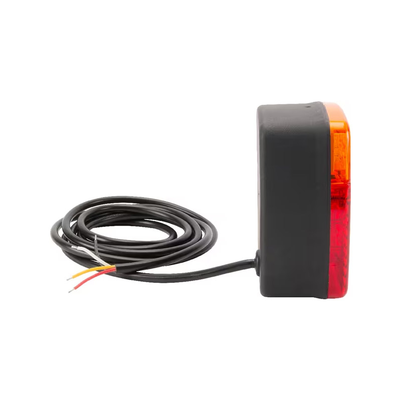 Zadní kombinované LED světlo 12/24 V pro přívěsy, návěsy, nákladní, traktory a stavební stroje (E20 homologace, IP66/IP68)
