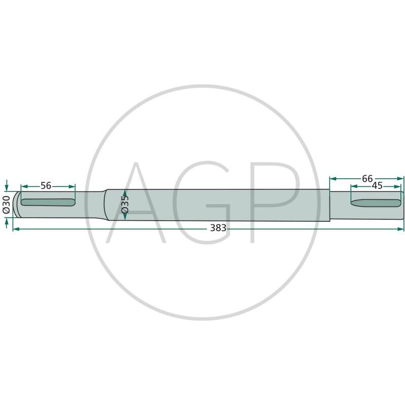 Hnací hřídel pro Deutz-Fahr, Pöttinger, na série KM, TM