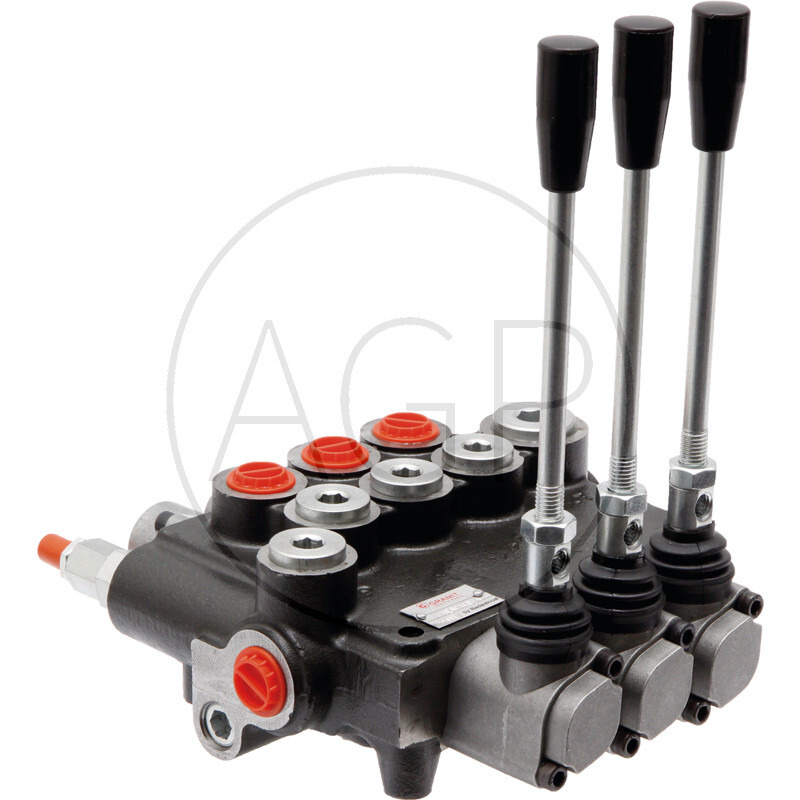 Ventil P80 3x jednočinný (A uzavřený / zpětná pružina)