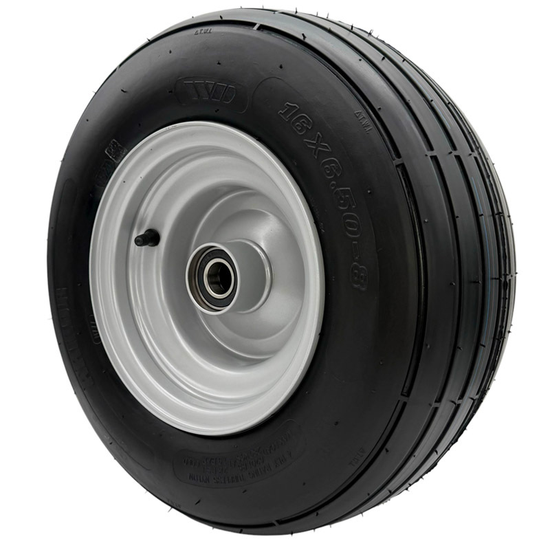 Kompletní kolo 16 x 6.50-8 s diskem na průměr nápravy 25 mm pro obraceče a shrnovače píce