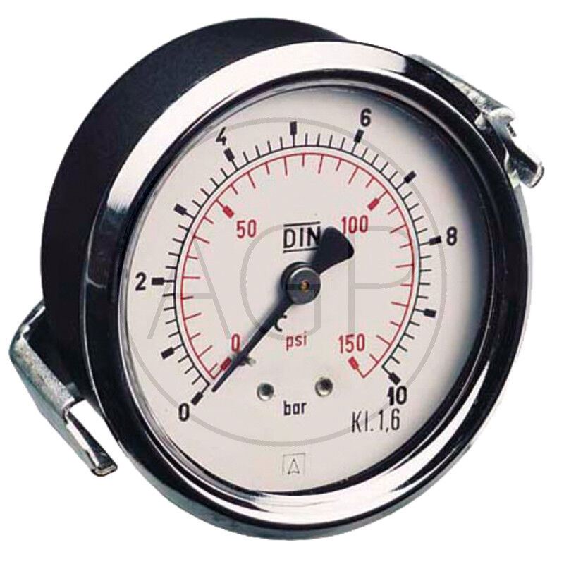 M-DH-63-0/6-1/4-St-bar/psi D=63mm Zadní přípoj