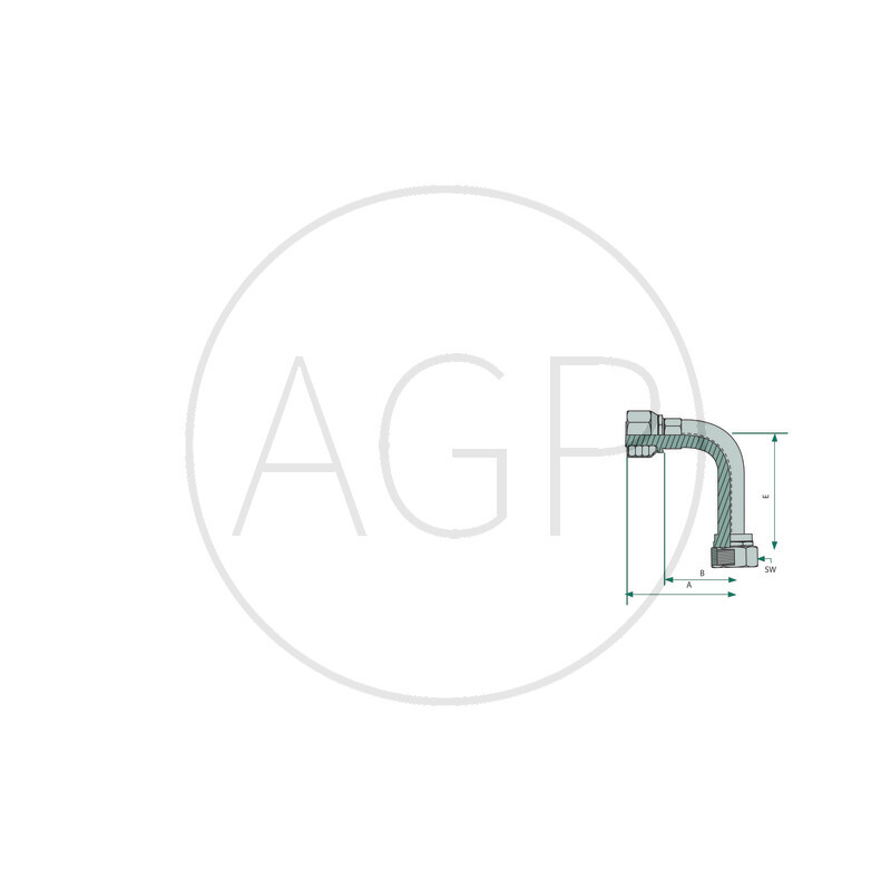 PNE 12 DKORF 13/16 90° SL=64