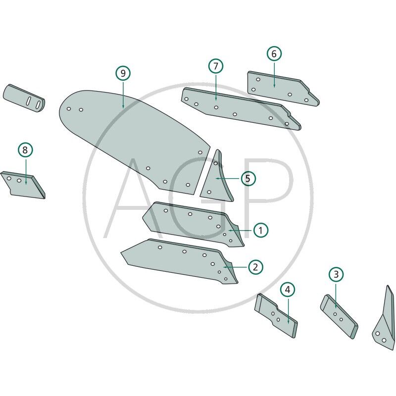 Plaz levé provedení dlouhé pro Kuhn