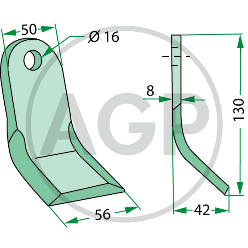 Nůž mulčovače vhodný na Ferri