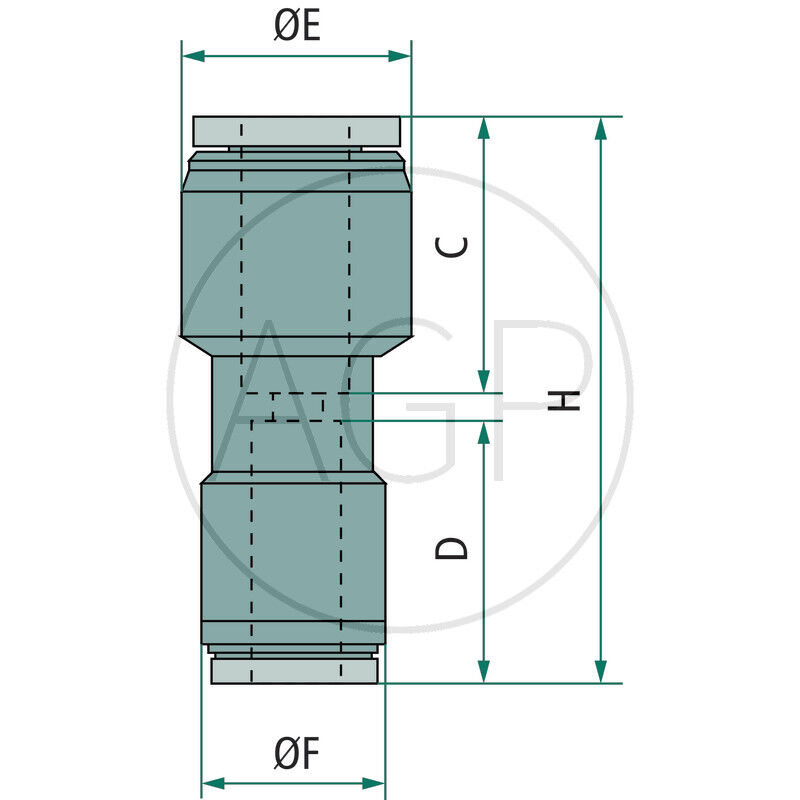 B-GVr-16-12-KU Přímá spojka