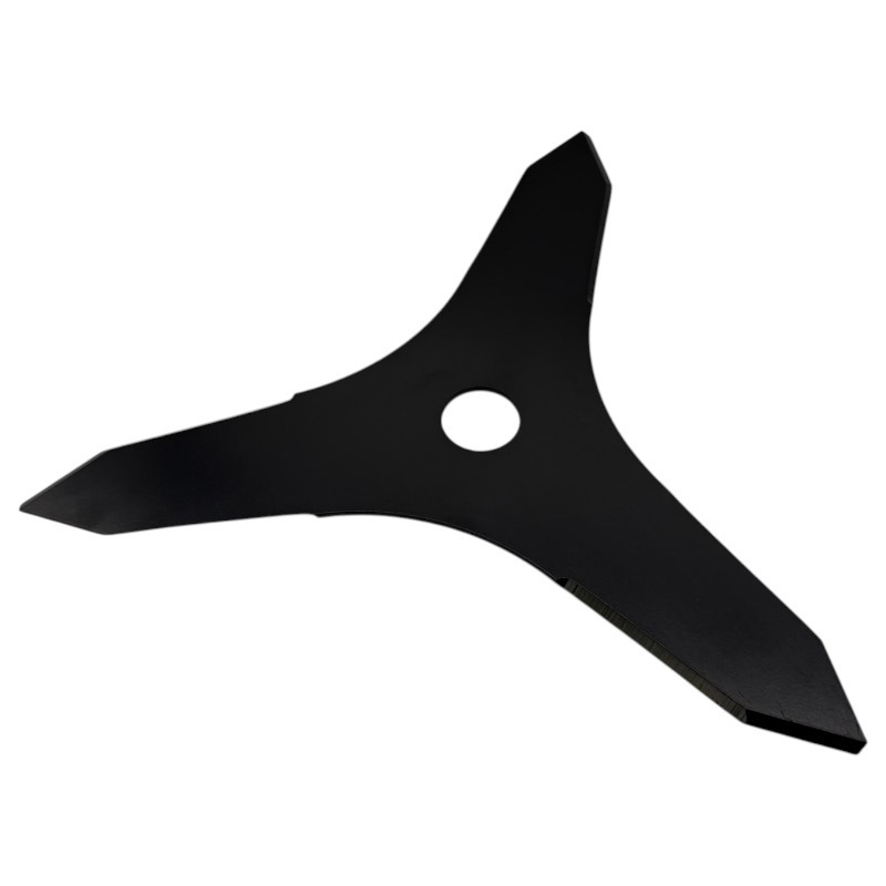 Nůž do křovinořezu 3 zuby šířka řezu 300 mm otvor 25,4 mm tloušťka 3 mm trojzubec na křoviňák 