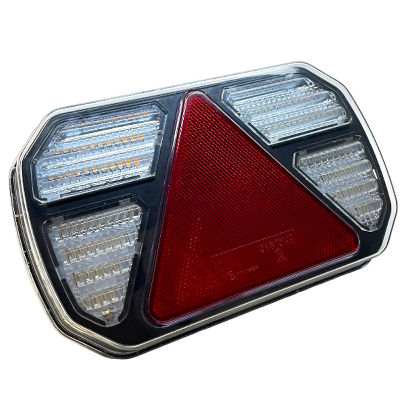 Zadní LED světlo pro přívěsy 12 -24 V na levou stranu s variabilním uchycením