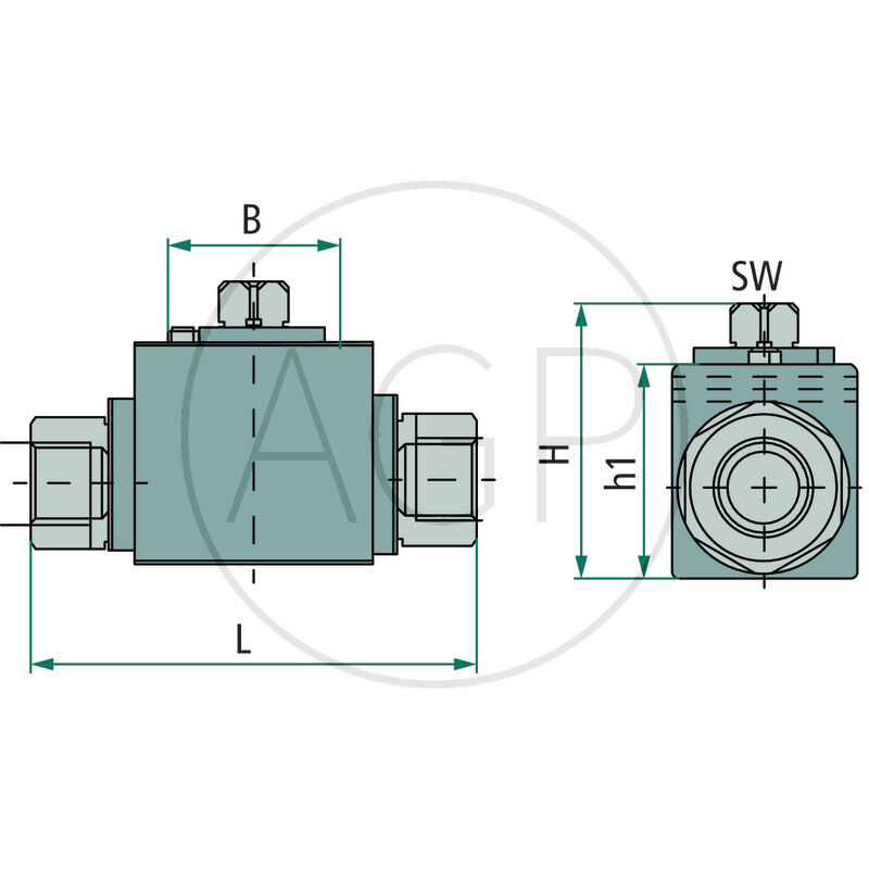 Kulový kohout BKR-2 G 1/2