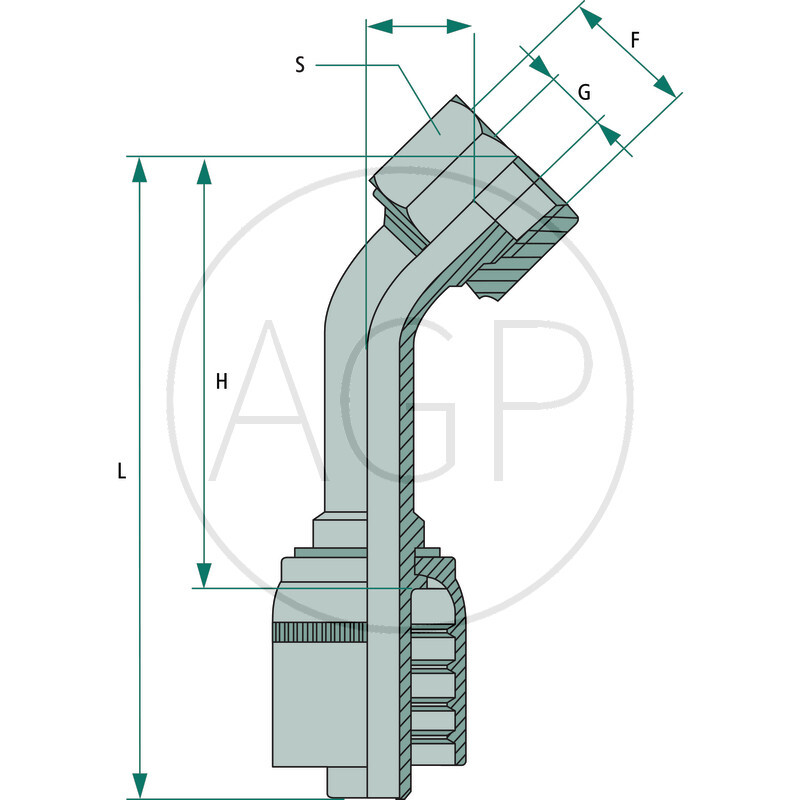 PNE 12 DKORF 1“ 45°