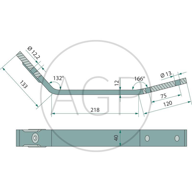 Rameno pera pro Pöttinger, na série EUROHIT, HIT
