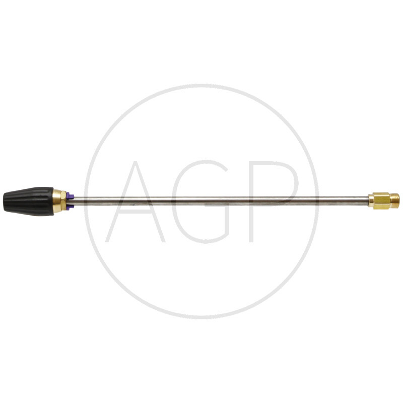 Rotační tryska s tlakovým rozsahem 100 - 250 bar a délce 430 mm