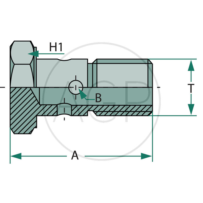 HSM M14 Dutý šroub