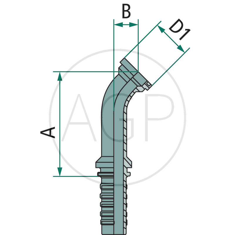 PN 12 SFL 1/2 45° DS