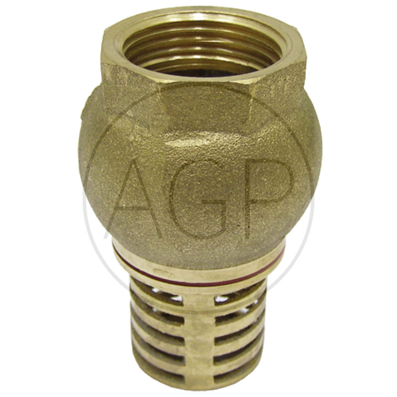 Patní ventil bez pružiny s přípojem 1 1/4 s maximálním provozním tlakem 8 bar