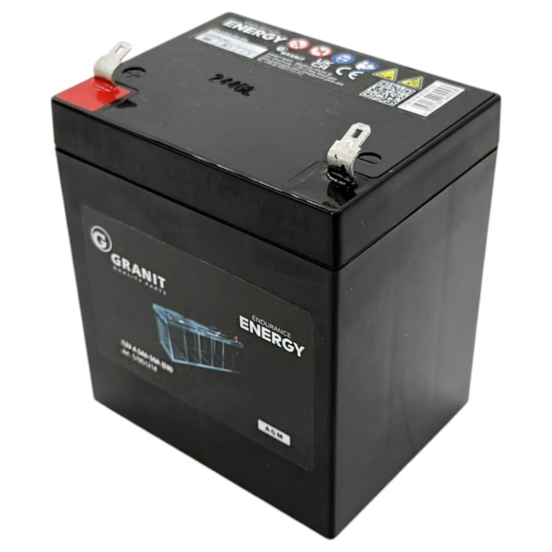 Baterie AGM 12V 4,5Ah uzavřená bezúdržbová se startovacím proudem 50 A