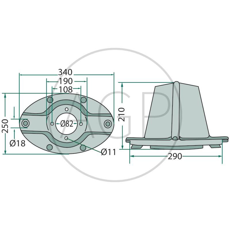 Žací kotouč pro Krone, na série AFA, AFL, AM, AMT, Big M