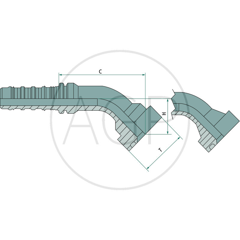 PN 20 SFS-CAT 3/4 45° SSP