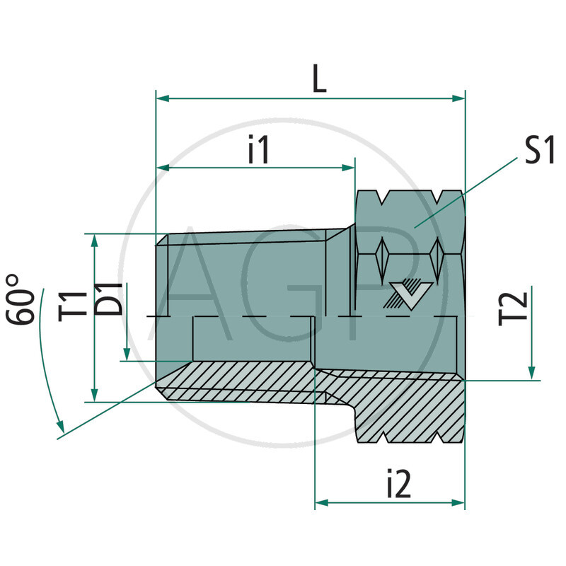 GA-AGN 1/2 - NPT-f 1/4 VA