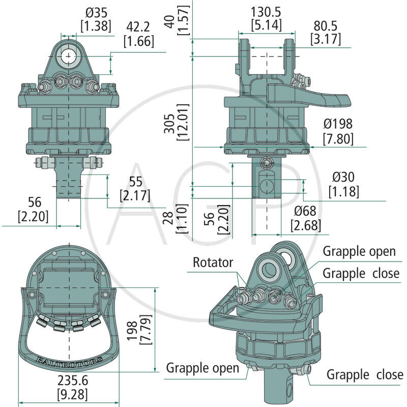 Rotátor GR60DB