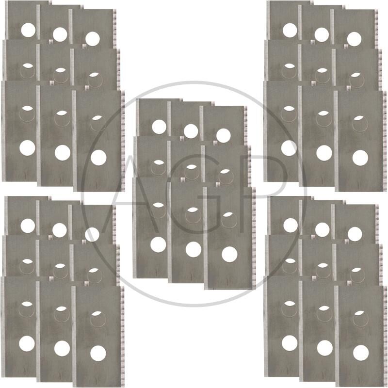 Sada 45ks nožů 35 mm pro robotické sekačky Husqvarna, Partner 2 otvory, šrouby