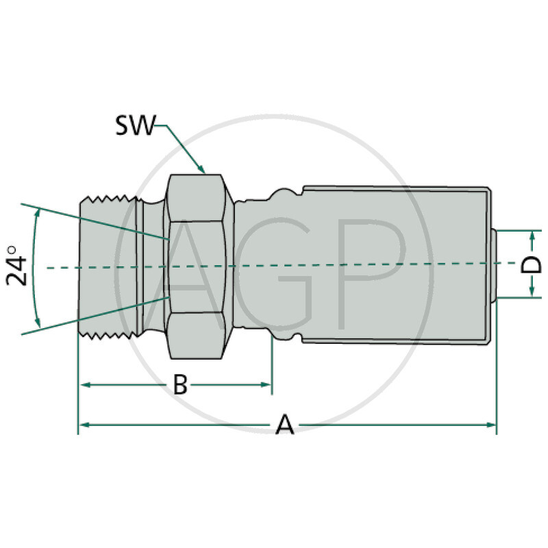 PNE 12 AGS M24x1.5 (16S)