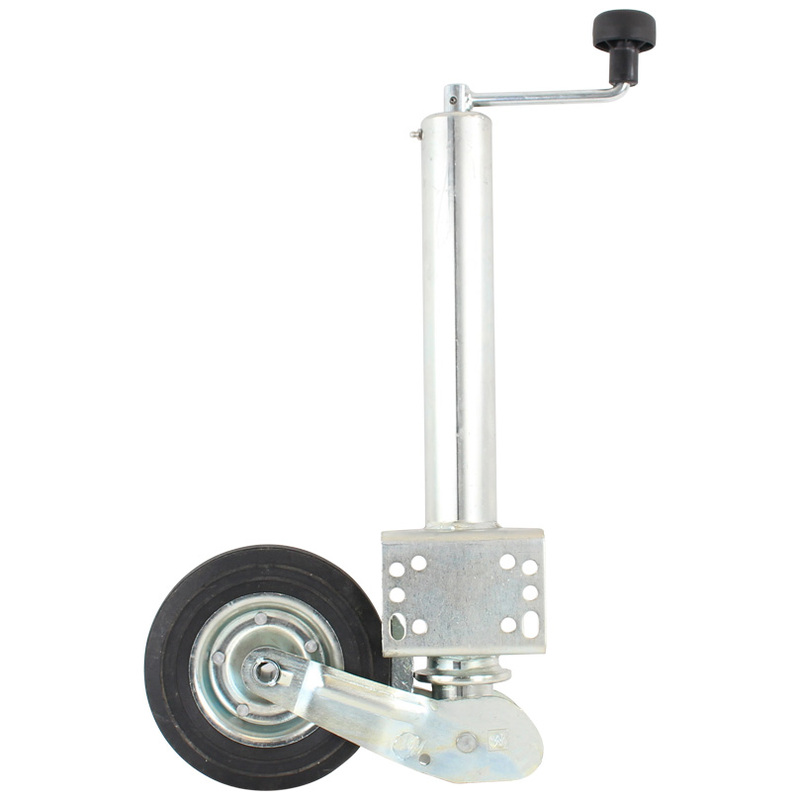 Opěrné kolečko k přívěsu s držákem a automatickým sklápěním o nosnosti 250 kg 