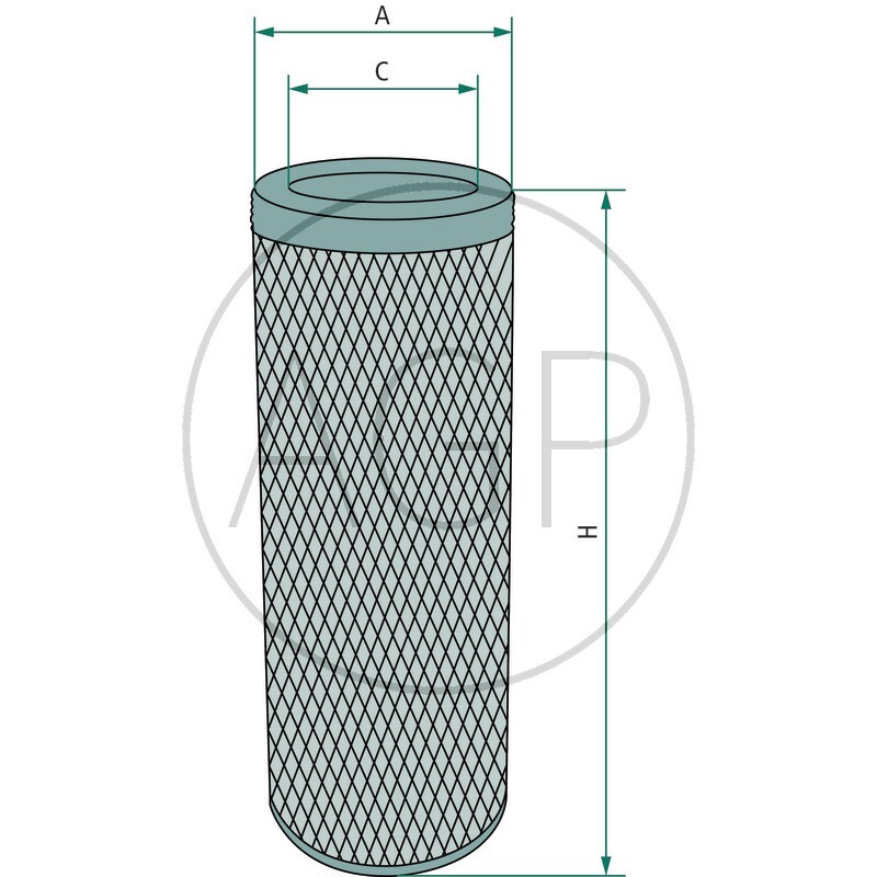 FLEETGUARD AF25557 vzduchový filtr primární vhodný pro Case IH, Claas, Deutz- Fahr, Fiat