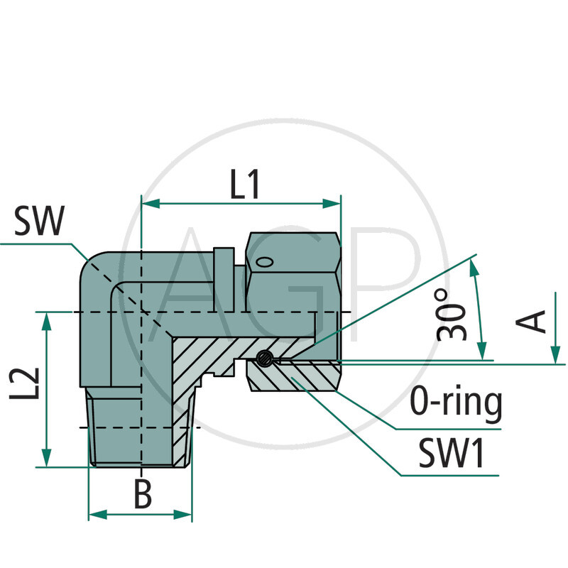 WA 3/8 M-NPT x 3/8 FS-BSP