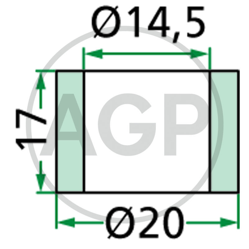 Rozpěrné pouzdro vhodné pro Agrimaster, Agromec