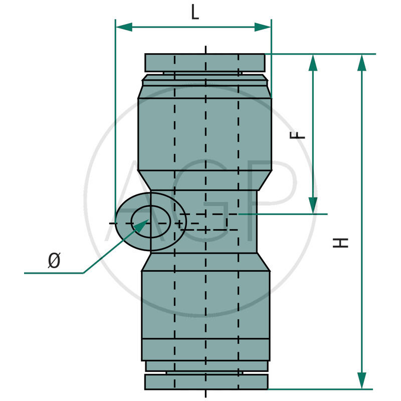 B-GV-12-KU Přímá spojka