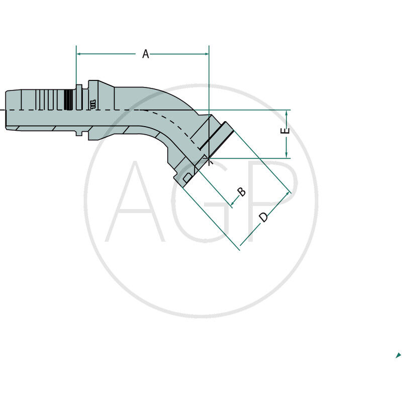 PN 25 SFS 1.1/4 45°