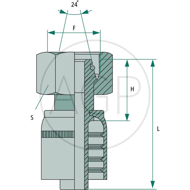 PNE 10 DKOL M22x1.5 (15L)